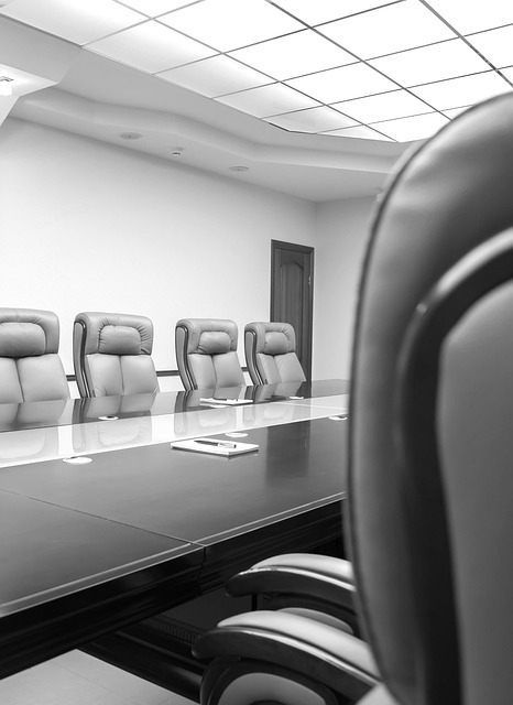meeting room cleaned during commercial office cleaning London service