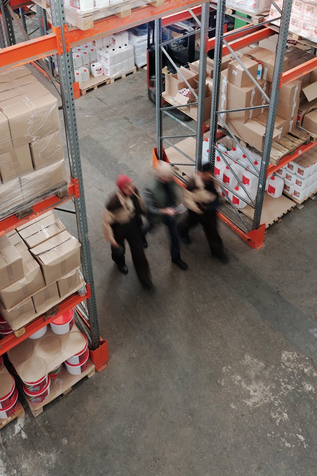 Staff kitchen and welfare area cleaning in a London warehouse